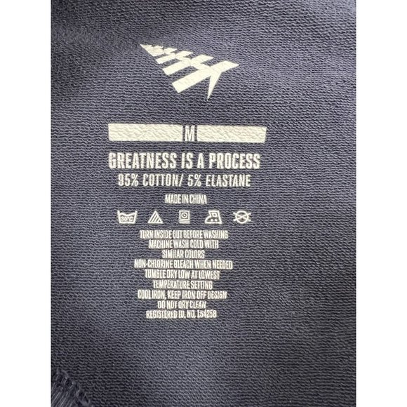 Paper Planes Mens Medium Solid Joggers Sweat Pants Navy Jay Z Roc Nation - Picture 4 of 11